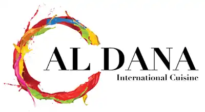 the image shows name brand Al Dana in  black with a whaite background